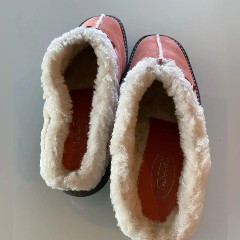 Talbots Suede Lined Mules, 7 - Picture 3 of 6